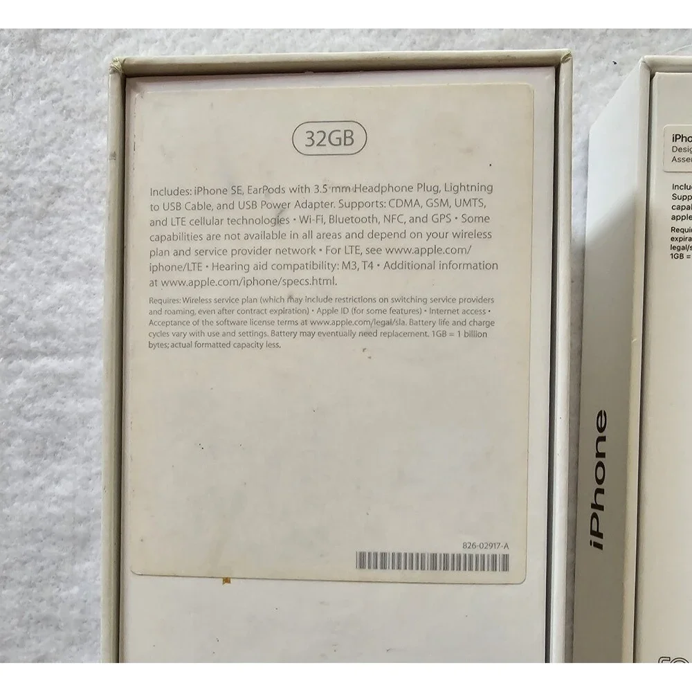 Apple iPhone EMPTY BOXES ONLY 2X Boxes